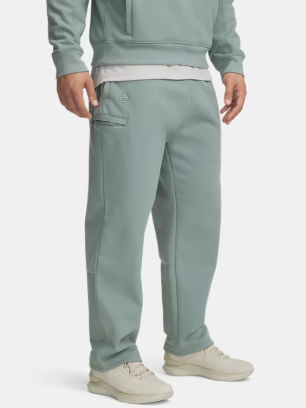 Rare New Stephen Curry 116 Fleece Cargo Pants Men’s L Under Armor